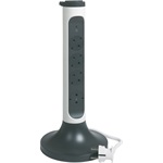 Legrand 694505 4db villásdugó CEE 7/3 (EU) elosztó 2m fehér-szürke