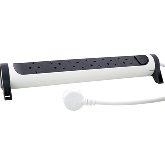Legrand 694533 Premium 6db villásdugó CEE 7/3 (EU) elosztó 1.5m fehér-fekete