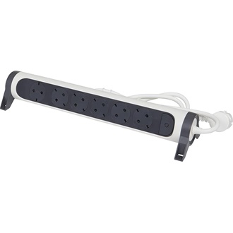 Legrand 694533 Premium 6db villásdugó CEE 7/3 (EU) elosztó 1.5m fehér-fekete