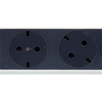 Legrand 694533 Premium 6db villásdugó CEE 7/3 (EU) elosztó 1.5m fehér-fekete