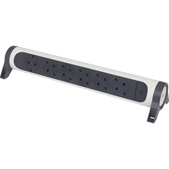 Legrand 694547 6db villásdugó CEE 7/3 (EU) elosztó fehér-szürke