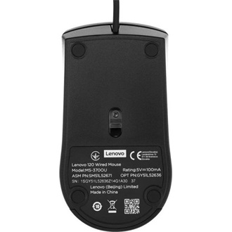Lenovo 120 optikai USB egér fekete