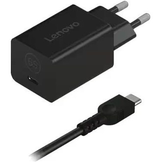 Lenovo GaN Nano 65W univerzális hálózati töltő adapter fekete