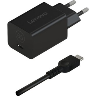 Lenovo GaN Nano Charger 65W univerzális hálózati töltő adapter fekete