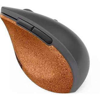 Lenovo Go Wireless optikai vezeték nélküli vertikális egér szürke-barna