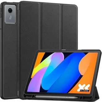 Lenovo Idea Tab / Idea Tab GIGAPACK Tok álló, bőr hatású aktív FLIP, ceruza tartó, FEKETE
