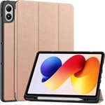 Lenovo Idea Tab / Idea Tab GIGAPACK Tok álló, bőr hatású aktív FLIP, ceruza tartó, ROZÉARANY