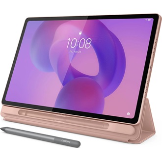 Lenovo Idea Tab Plus (TB361FU) 12.1" 256GB tablet rózsaszín-arany (Sand Rose) + Lenovo Tab Pen + Folio Case