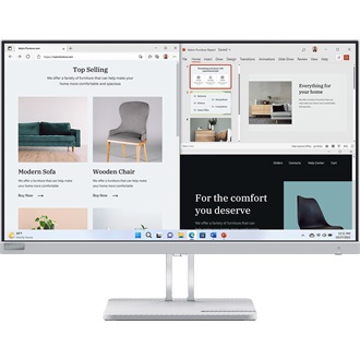 Lenovo L27e-40 27" VA LED monitor szürke 100Hz FreeSync