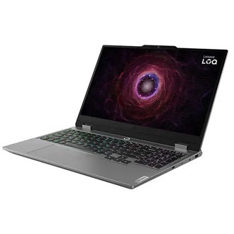 Lenovo LOQ 15ARP10E gaming notebook szürke (144Hz FreeSync; Luna Grey)