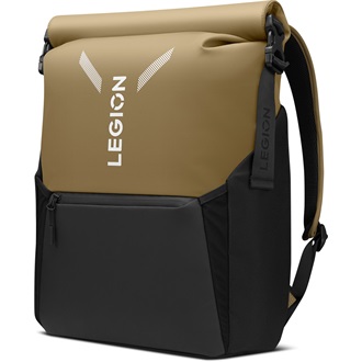 Lenovo Legion Backpack GB500 16" notebook gaming poliészter/nylon hátizsák fekete-sárga 25L