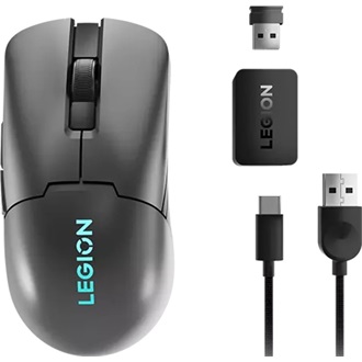 Lenovo Legion M600s Qi optikai USB / Bluetooth / vezeték nélküli gaming egér szürke