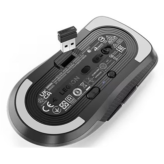 Lenovo Legion M600s Qi optikai USB / Bluetooth / vezeték nélküli gaming egér szürke