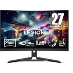 Lenovo Legion R27qc-30 27" ívelt VA LED gaming monitor fekete 180Hz FreeSync