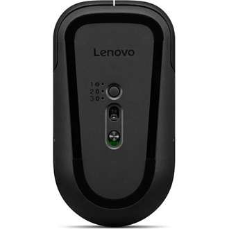 Lenovo Multi-Mode Pro Plus 6050 optikai Bluetooth / vezeték nélküli egér fekete-narancssárga (Eclipse Black)