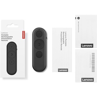 Lenovo Portable Rechargeable Presentation Remote Bluetooth presenter fekete