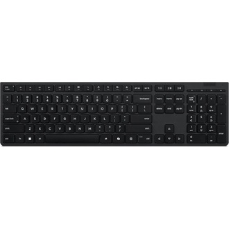 Lenovo Professional Wireless Rechargeable Bluetooth / vezeték nélküli magyar billentyűzet fekete
