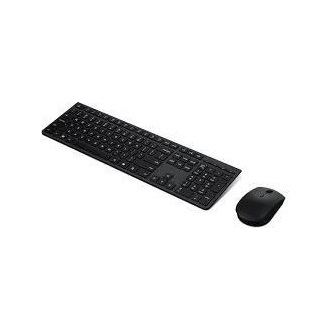 Lenovo Professional Wireless Rechargeable Combo vezeték nélküli magyar membrán billentyűzet + egér fekete