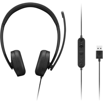 Lenovo Stereo Gen 2 fejhallgató headset fekete