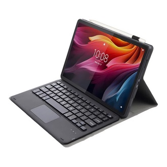 Lenovo Tab K11 Plus GIGAPACK Tok álló, bőr hatású FLIP, angol nyelvű, FEKETE