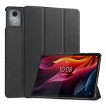 Lenovo Tab K11 Plus GIGAPACK Tok álló, bőr hatású aktív FLIP, asztali tartó, FEKETE