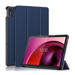 Lenovo Tab M10 5G GIGAPACK Tok álló, bőr hatású aktív FLIP, asztali tartó, SÖTÉTKÉK