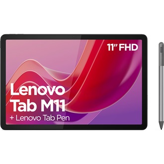 Lenovo Tab M11 (TB330FU) 11" 128GB tablet szürke (Luna Grey) + Lenovo Tab Pen + Folio Case