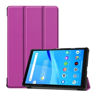 Lenovo Tab M8 Gigapack Tok álló, bőr hatású FLIP, asztali tartó, LILA