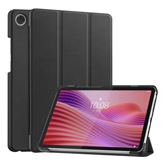 Lenovo Tab One GIGAPACK Tok álló, bőr hatású aktív FLIP, asztali tartó, FEKETE