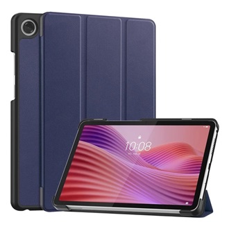 Lenovo Tab One GIGAPACK Tok álló, bőr hatású aktív FLIP, asztali tartó, SÖTÉTKÉK