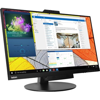 Lenovo ThinkCentre Tiny-In-One 27 27" IPS LED monitor fekete