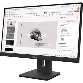 Lenovo ThinkVision E22-40 21.5" IPS LED monitor fekete 100Hz