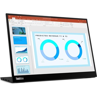 Lenovo ThinkVision M14d 14" IPS LED hordozható monitor fekete