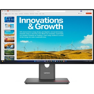 Lenovo ThinkVision P24qd-40 23.8" IPS LED monitor fekete 120Hz (USB-C: 15W)