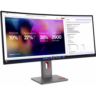 Lenovo ThinkVision P40wd-40 39.7" ívelt IPS LED monitor fekete 120Hz (Eclipse Black)