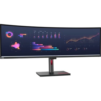 Lenovo ThinkVision P49w-30 49" ívelt IPS LED monitor fekete
