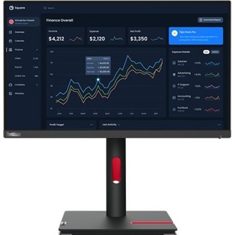 Lenovo ThinkVision T22i-30 21.5" IPS LED monitor fekete 60Hz