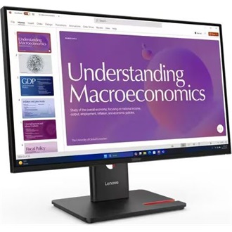 Lenovo ThinkVision T24D-40 23.8" IPS LED monitor fekete 120Hz