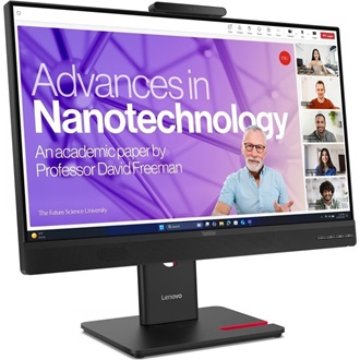 Lenovo ThinkVision T27QD-4v 27" IPS LED monitor fekete 120Hz (webcam: 5MP)