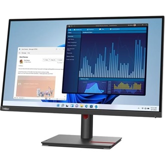 Lenovo ThinkVision T27p-30 27" IPS LED monitor fekete