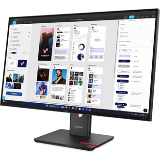 Lenovo ThinkVision T32UD-40 31.5" IPS LED monitor fekete