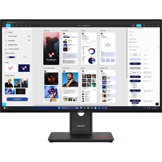 Lenovo ThinkVision T32UD-40 31.5" IPS LED monitor fekete