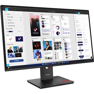Lenovo ThinkVision T32UD-40 31.5" IPS LED monitor fekete