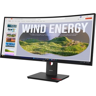 Lenovo ThinkVision T34WD-40 34" ívelt VA LED monitor fekete 120Hz