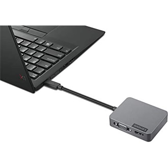 Lenovo Travel Hub Gen2 4-port 15W USB-C dokkoló (Storm Gray) szürke