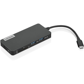Lenovo USB-C 7-in-1 Hub 7-port USB-C dokkoló szürke