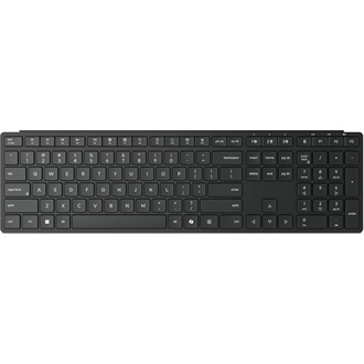 Lenovo Wireless Multi-Mode Pro 6000 Bluetooth / vezeték nélküli magyar membrán billentyűzet fekete (Eclipse Black)