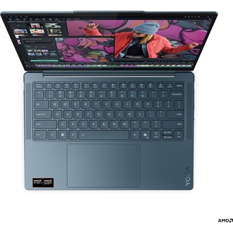 Lenovo Yoga Slim 7 14AGP11 notebook ciánkék (Tidal Teal) + Yoga Tote Sleeve