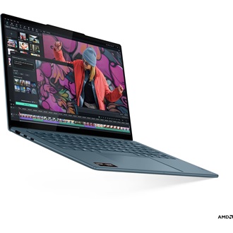 Lenovo Yoga Slim 7 14AGP11 notebook ciánkék (Tidal Teal) + Yoga Tote Sleeve