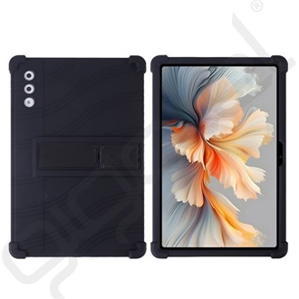 Lenovo Yoga Tab Plus GIGAPACK Defender szilikon telefonvédő ütésállóság, kitámasztó, FEKETE